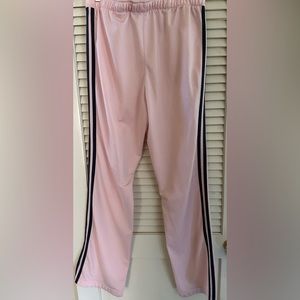 Women’s Adidas Track Sweat-pant Bottoms With wide Legs Size Large